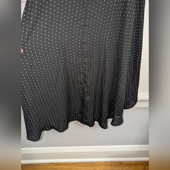 Lulus Women's Farah Black Print Midi Wrap Dress. EUC Size S - Picture 8 of 12